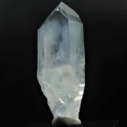 Quartz biterminé à Paligorskyte, Le Noirey, Maurienne, Savoie.