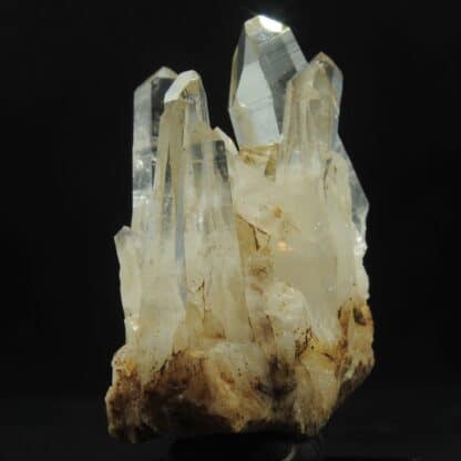 Cristal de Quartz en macle de la Gardette, Mine des Halles, Vaulnaveys, Isère.