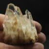 Cristal de Quartz en macle de la Gardette, Mine des Halles, Vaulnaveys, Isère.