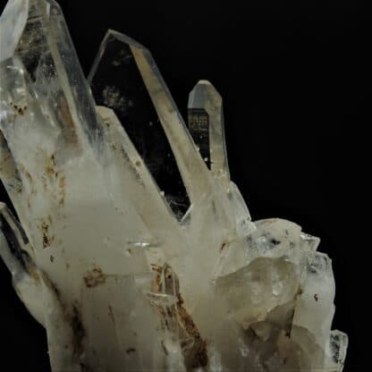 Quartz en macle du Japon, Mine des Halles, Vaulnaveys, Isère.