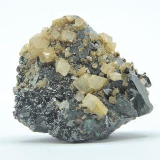 Tétraédrite et Dolomite, Mine de Saint-Pierre-de-Mésage, Isère.