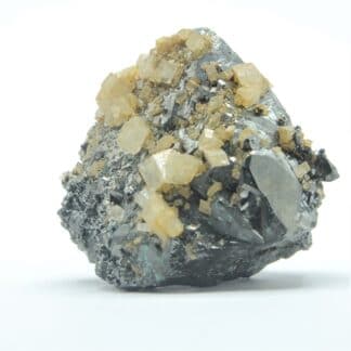 Tétraédrite et Dolomite, Mine de Saint-Pierre-de-Mésage, Isère.