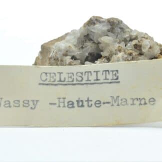 Célestite (Célestine), Wassy, Haute-Marne.