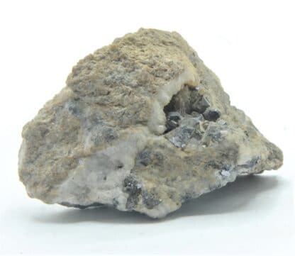 Blende (Sphalérite), Chalcopyrite et Arsénopyrite, Mine du Ravin de Roland, Cantal.