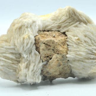 Baryte (Barytine) pompons, Mine du Bleymard, Le Bleymard, Lozère.