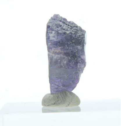 Fluorite avec « étoile Mercedes », Carrière de Boltry, Seilles, Belgique.