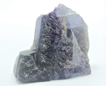 Fluorite bicolore, carrière du Boltry, Seilles, Belgique.