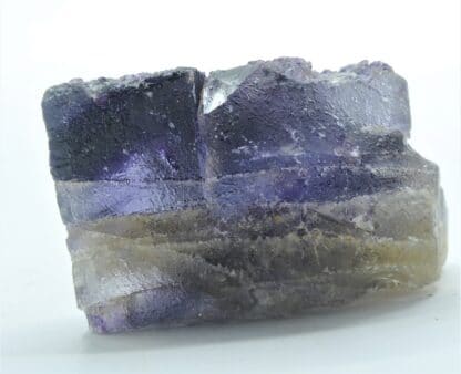 Fluorite bicolore, carrière du Boltry, Seilles, Belgique.