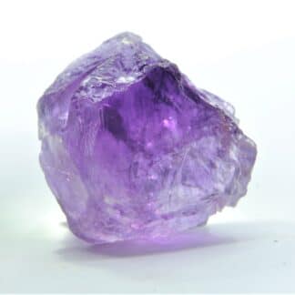 Fluorite violette fondue, carrière du Boltry, Seilles, Belgique.