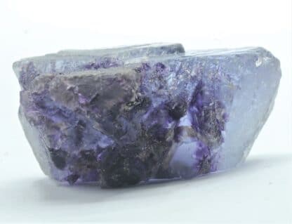 Fluorite (Fluorine) bleue et violette, carrière du Boltry, Seilles, Belgique.