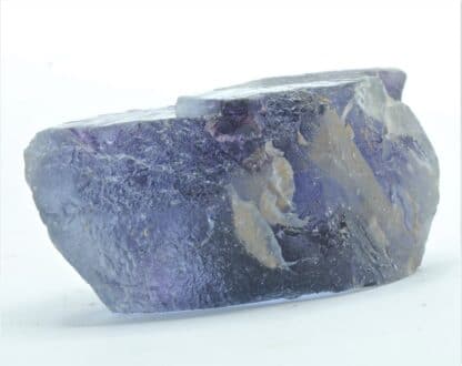 Fluorite (Fluorine) bleue et violette, carrière du Boltry, Seilles, Belgique.