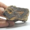 Tranche de bois fossilisé en agate poli, La Calamine, Belgique.