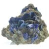 Chessylite (Azurite) et Malachite, Collection du XIXème, Mines de Chessy, Rhône.