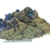 Chessylite (Azurite) et Malachite, Collection du XIXème, Mines de Chessy, Rhône.