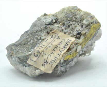 Barytine (Baryte), Le Rossignol, Chaillac, Indre.
