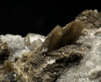 Baryte en sifflet, Ribiers, Val Buëch-Méouge, Hautes-Alpes.