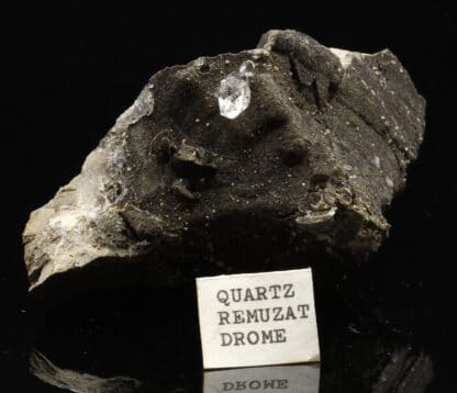 Cristal de quartz de septaria, Rémuzat, Drôme.