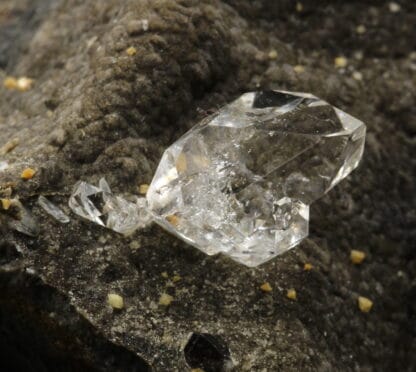 Cristal de quartz de septaria, Rémuzat, Drôme.