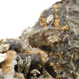 Quartz sceptré, calcite, dolomite, Orpierre, Hautes-Alpes.