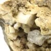 Quartz diamant sur calcite, Colombe d'Eyguians, Hautes-Alpes.