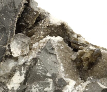 Baryte et quartz, Ribiers, Val Buëch-Méouge, Hautes-Alpes.
