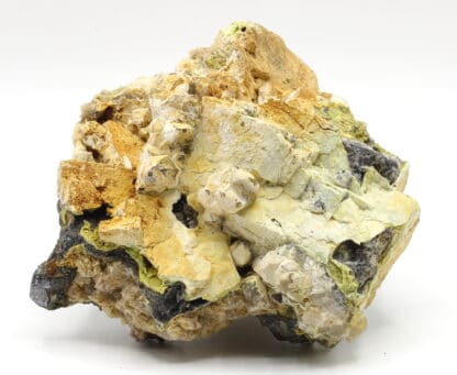 Galène, pyromorphite, hydroxylapatite etc, l'Argentolle, Morvan.