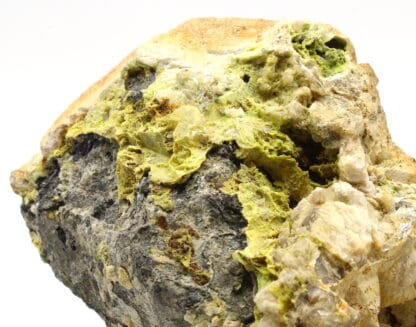 Galène, pyromorphite, hydroxylapatite etc, l'Argentolle, Morvan.