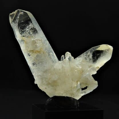 Grand Quartz en macle du Japon (ou de la Gardette), Les Halles, Vaulnaveys, Isère.