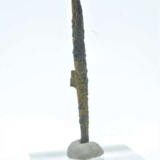 Stalactite de Pyrite, Mine des Malines, St-Laurent-le-Minier, Gard.