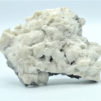 Pompons de Barytine (Baryte) sur Galène, Mine de Mercoirol, Laval-Pradel, Gard.