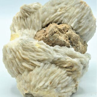 Baryte (Barytine) pompons, Mine du Bleymard, Le Bleymard, Lozère.