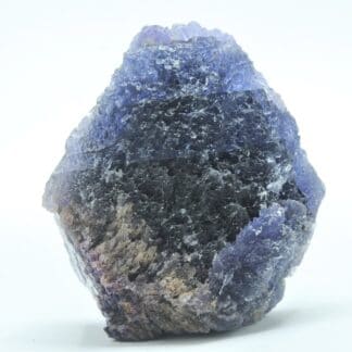 Fluorite (Fluorine) bleue à violette, carrière du Boltry, Seilles, Belgique.