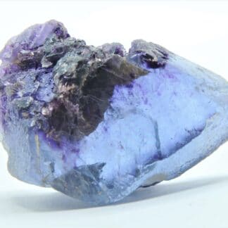 Fluorite (Fluorine) bleue et violette, carrière du Boltry, Seilles, Belgique.