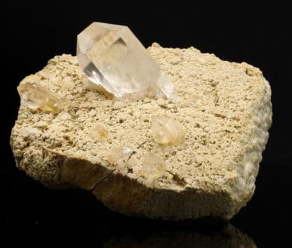 Cristaux de quartz, carrière de la Villette, Tarentaise, Savoie.