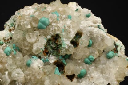 Quartz et Malachite, Bouche Payrol, Brusque, Aveyron.