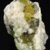 Pyromorphite et fluorite sur galène, L’Argentolle, Saône-et-Loire.