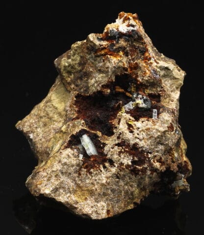 Baryte bleue, Mas Dieu, Laval-Pradel, Gard.