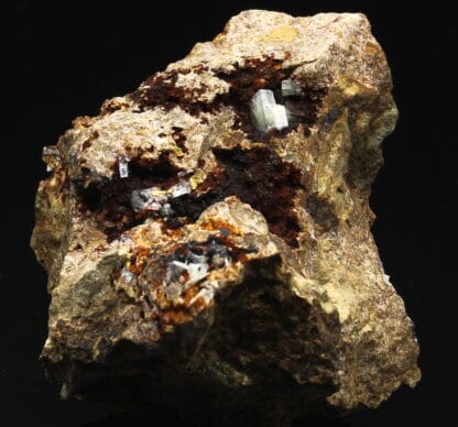 Baryte bleue, Mas Dieu, Laval-Pradel, Gard.