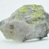 Soufre natif dans de l’Aragonite, Mont Etna, Sicile, Italie.
