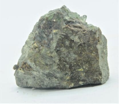 Ludlamite sur Pyrite, mine de Salsigne, Mas Cabardès, Aude.