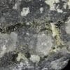 Bournonite sur fluorine massive, Marsanges, Langeac, Haute-Loire.