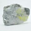 Soufre natif dans de l’Aragonite, Mont Etna, Sicile, Italie.