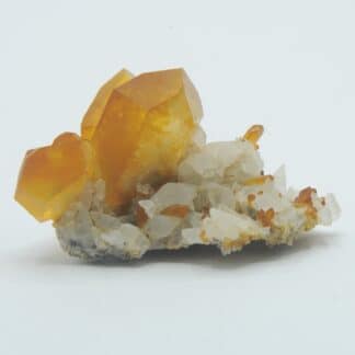 Calcite et Quartz oxydé, Le Noirey, Maurienne, Savoie.