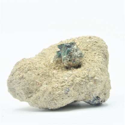 Cuprite pseudo en malachite, Chessy-les-Mines, Rhône.