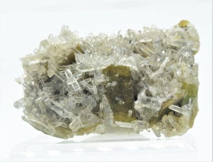 Quartz sur Sidérite et Pyrite, La Taillat, Allevard, Isère.