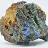 Carbocyanotrichite, Chalcophyllite et Malachite, Salsigne, Aude.
