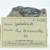Blende (Sphalérite), Les Bormettes, La Londe-les-Maures, Var.