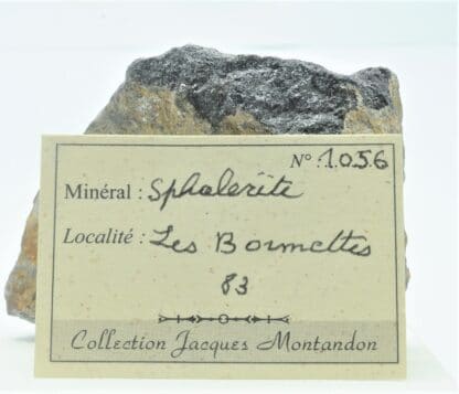 Blende (Sphalérite), Les Bormettes, La Londe-les-Maures, Var.