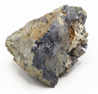 Galène et pyrite, mine de Vedrin, Namur, Belgique.