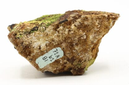 Pyromorphite verte, L’Argentolle, Saint-Prix, Saône-et-Loire.